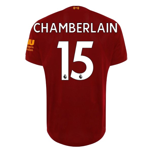 Camiseta Liverpool NO.15 Chamberlain 1ª 2019/20 Rojo